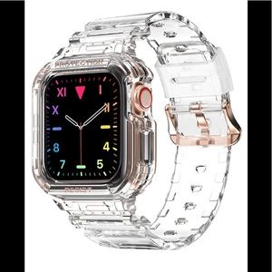Compatible for Apple Watch Clear Band 40mm 38mm